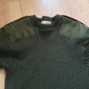 Шерстяной свитер ВС Британии, размер 100 (Jersey mans heavy olive green)