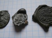 5 пломб с лагеря НКВД им . И.Э. Якира с цинка для патронов .