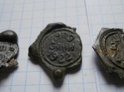 5 пломб с лагеря НКВД им . И.Э. Якира с цинка для патронов .