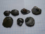7 пломб с цинка  для патронов с лагеря НКВД им . И.Э. Якира