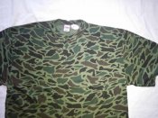 Футболка лесной камуфляж Woodland - 100% хлопок. Новая, р.70XL, Турция