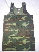 Майка лесной камуфляж Woodland - 100% хлопок. Новая, р.70XL, Турция