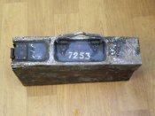 Ящик для лент для пулемета 42- 34 подписной с курицой