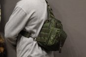 Тактический рюкзак однолямочный Silver Knight с системой M.O.L.L.E Olive(098)
