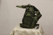 Тактический рюкзак однолямочный Silver Knight с системой M.O.L.L.E Olive(098)