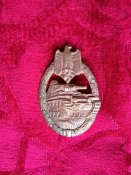 Знак "За танковую атаку" в бронзе 2.