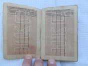 вещевая книжка офицера красной армии. эвако госпиталь.