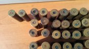 Латуные стреляные гильзы 12 кл. 35 штук и 2 шт 16 кл. всего 37 штук