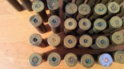 Латуные стреляные гильзы 12 кл. 35 штук и 2 шт 16 кл. всего 37 штук