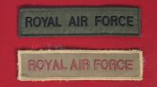 Нашивки армии Британии, Royal Air Force