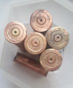 гильзы с авиационной пушки Швак