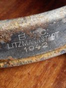 обруч одшлема нем. каски b&c litmannstadt 1942  60n.A/53
