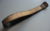 Ремень кожаный черный типа Sam Brown 110 см