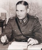 Ремень кожаный черный типа Sam Brown 110 см