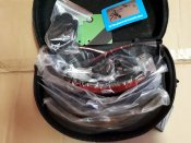 Поляризационные тактические очки с 5-ти линзами RockBross оправа черно красная