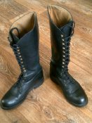 Ботинки кожаные на шнурках разм.39