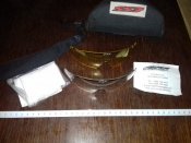 К баллистическим очкам Ess Ice оригинал: 2 линзы желтая и белая, чехол-футляр, протирка, инструкция