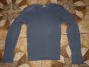 Свитер армейский, 100% шерсть Jersey Man Heavy Blue Grey голубой ВВС Британия size 100/L/50