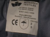 Лот №А 2286 Брюки-дождевик с Gore-Tex мембраной фирмы Monarch Textiles р.Medium (чёрные)