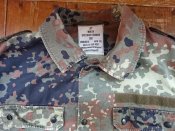Китель (рубашка) в камуфляже Флектарн ВС Германия. Flecktarn Gr.14 (лот №108)