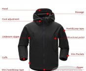 Куртка софтшел SoftShell  XXXL черная