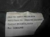 Патрульный чёрный рюкзак 30л армии Великобритании. SR97 MK2 black (лот №13)