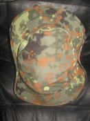 Панама с широкими полями в камуфляже флектарн. Flecktarn