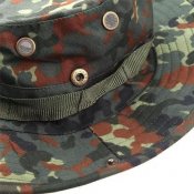 Панама с широкими полями в камуфляже флектарн. Flecktarn