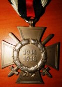 Почётный крест Первой мировой войны 1914/1918. Крест Гинденбурга