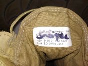 Берцы армия США летние облегченные песочные (пустынка) McRae Footwear. р.8.5W (лот №4)
