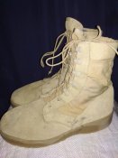 Берцы армия США летние облегченные песочные (пустынка) Rocky 789 Hot Army Combat Weather Boot р.7.5W