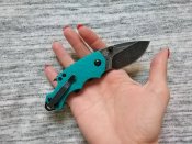 Складной нож от компании Kershaw. Модель Shuffle Teal BW. Оригинал.