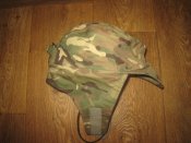 Лот №А1563 Gore-tex (MVP) Британская кепка-ушанка на флисе МТР р.Medium(light olive)