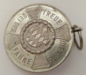 Королевство Бавария: Медаль За выслугу 9 лет+колодка