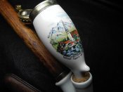 Личные вещи солдата Вермахта (трубка, зажигалка, нож).