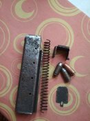 боевая обойма ппт с макетами 45 acp, производства geco и peters