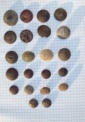 польские пуговицы разные 22шт