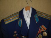 Парадная форма майора ВВС (ИТС) с медалями и значками