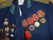 Парадная форма майора ВВС (ИТС) с медалями и значками