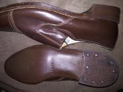 Туфли офицерские хромовые. 42.