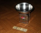 Походная разборная печка-щепочница с чехлом и кружкой нерж.