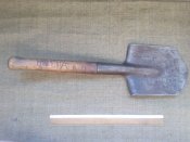 Малая пехотная лопата Завод номер 54 1943год(?). Подписная.