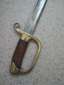 Ранняя шашка РИА обр.1881г.