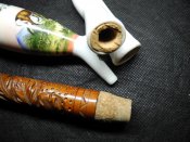 Вещи горного стрелка (трубка, зажигалка, штопор, обереги).