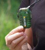 Зажигалка-разжигалка mod. explorer плазменная с usb(двойная дуга). Блиц.