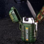 Зажигалка-разжигалка mod. explorer плазменная с usb(двойная дуга). Блиц.