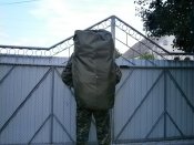 Транспортний мішок армійський водонепроникний ( баул - рюкзак ) 100 літрів.
