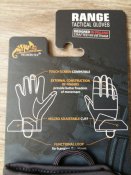 Рукавиці Helikon-Tex® Range Tactical Gloves Hard, Black/Shadow Grey, розмір L.