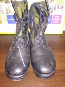 Берцы военные тропические черые/олива облегчёнки - оригинал BW Baltes Tropenstiefel р.42 (лот №12)