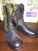 Берцы военные тропические черые/олива облегчёнки - оригинал BW Baltes Tropenstiefel р.42 (лот №12)